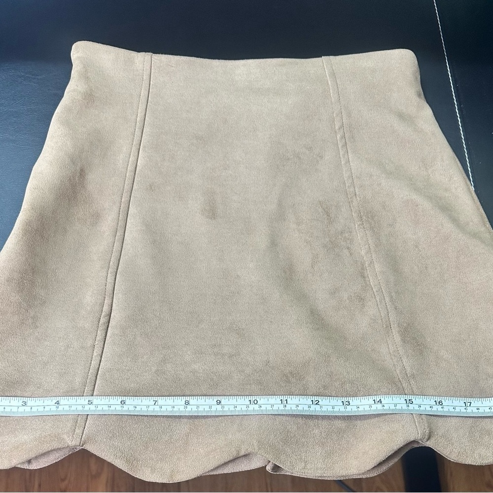 HYFVE Camel Skirt with Button Detail - Picture 4 of 5